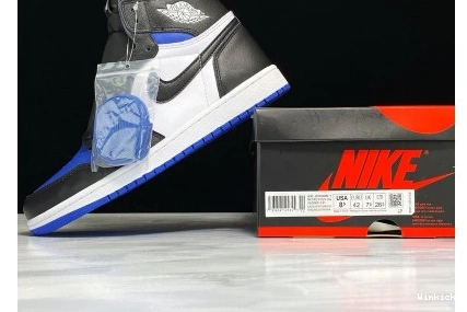 HIGH AIR 555088-041‎ BLACK - 1 JORDAN GAME RETRO ROYAL 1019